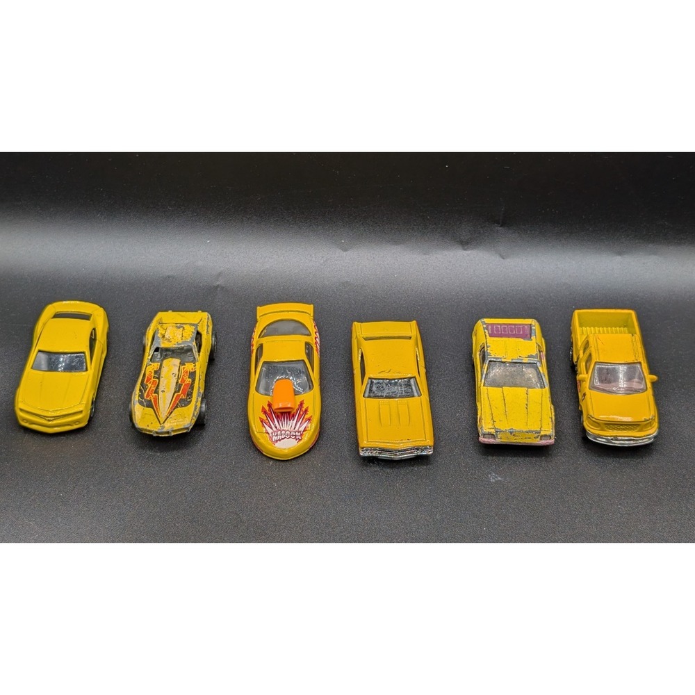 Hot Wheels, Maisto & Matchbox Lot of 6 Modern & Vintage Die-cast (1970s To 2000)